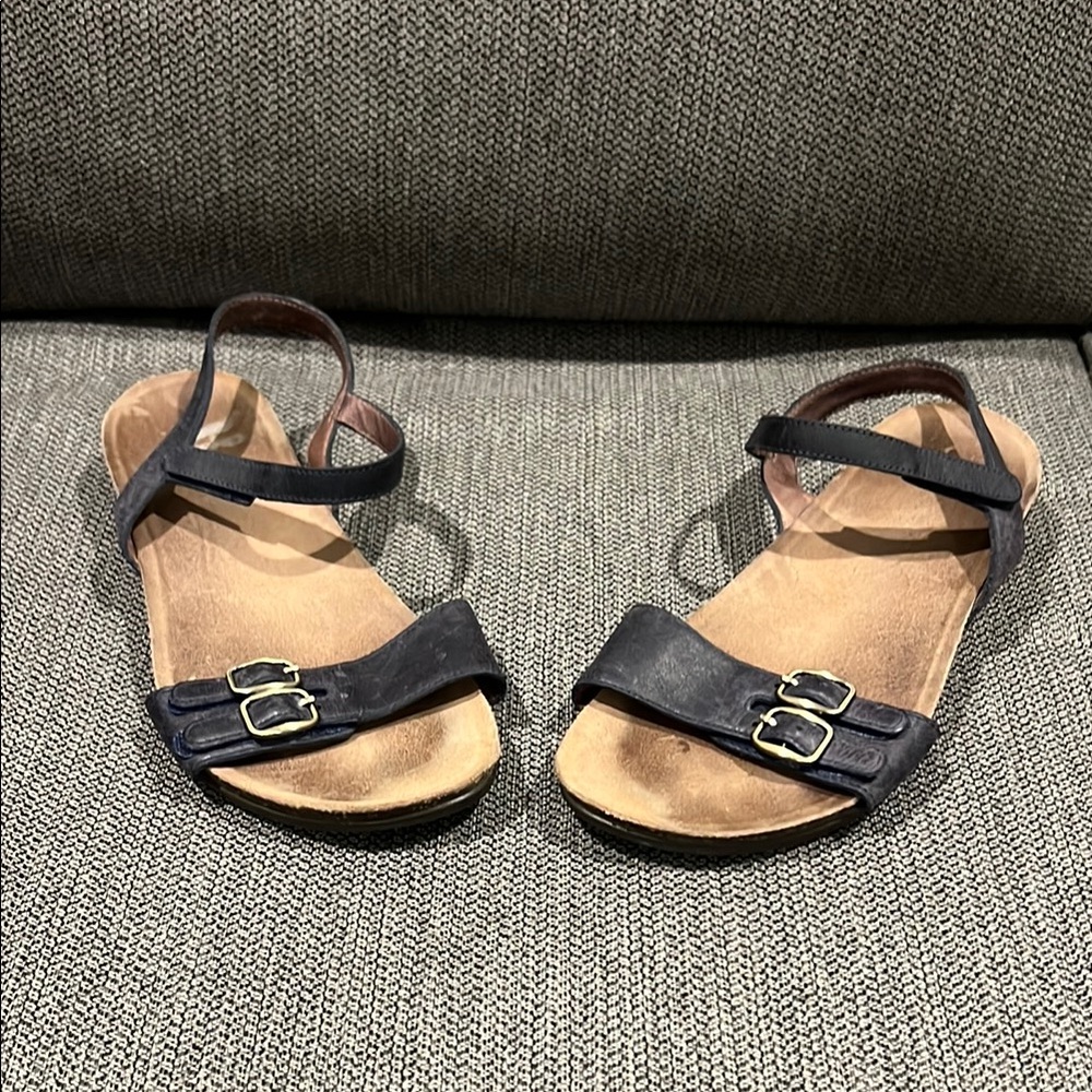 Dansko Black and Brown Sandals